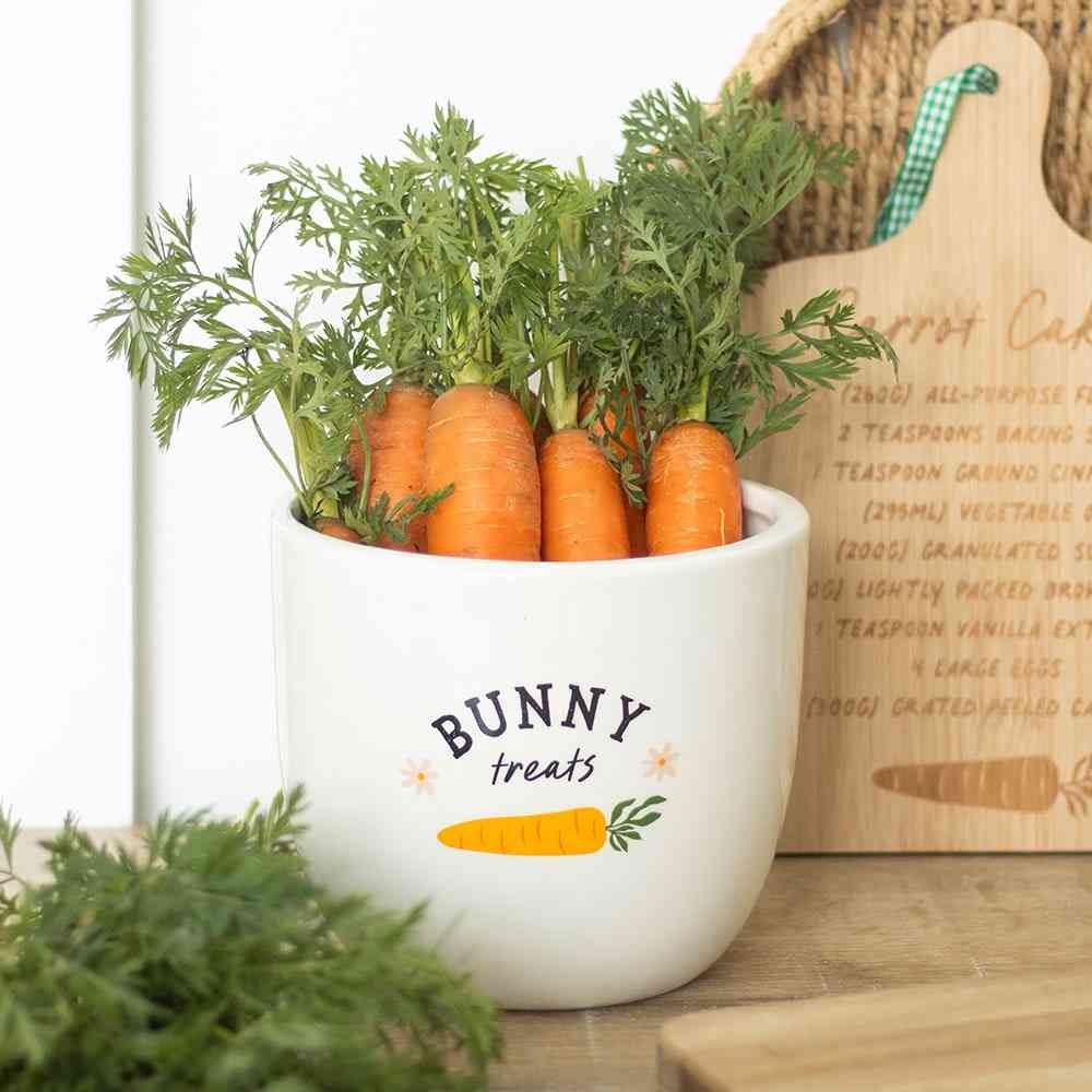 Something Different - Bunny Treats Ceramic Pot Kom - Multicolours